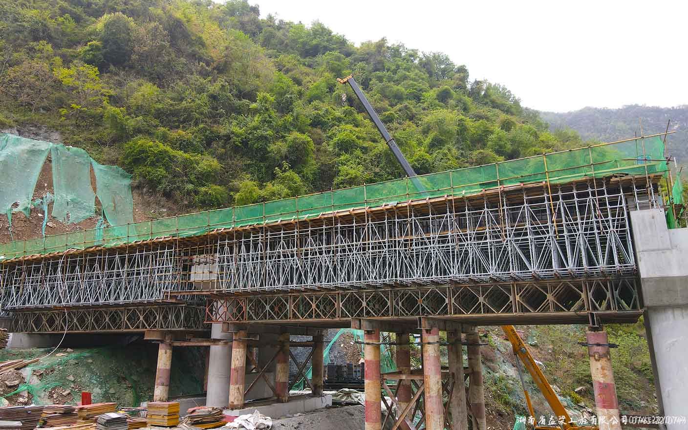 四川省綿陽(yáng)市平通互通E匝道，ABCD匝道、桑園子大橋現(xiàn)澆箱梁